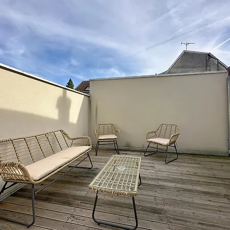 Apartment La Capsule - Appartement Centre - Terrasse - Cathedrale 5 Min - Reims