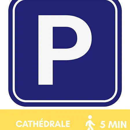 La Capsule - Appartement Centre - Terrasse - Cathedrale 5 Min - Reims Apartment